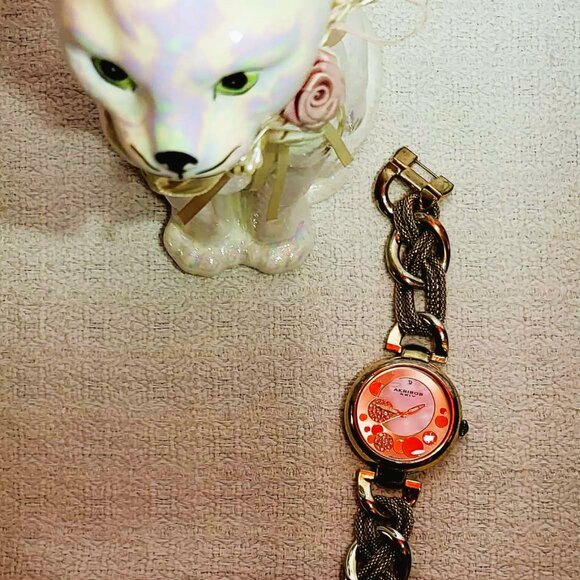 Akribos XXIV AK895RG-BX  Diamond dial  Twisted Chain Watch for Women - Picture 11 of 16